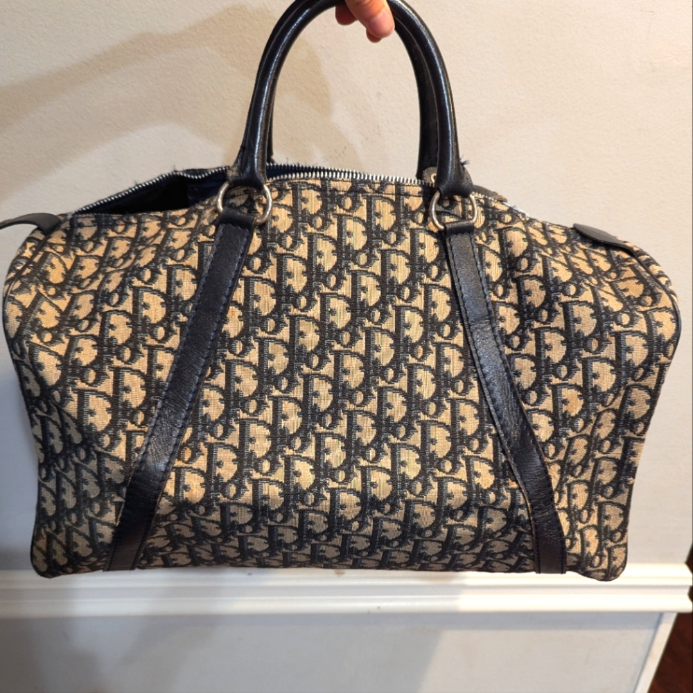 Dior Trotter Diorissimo Travel / Shopping Bag with COA